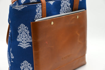 Kalamkari Leather Fusion Series