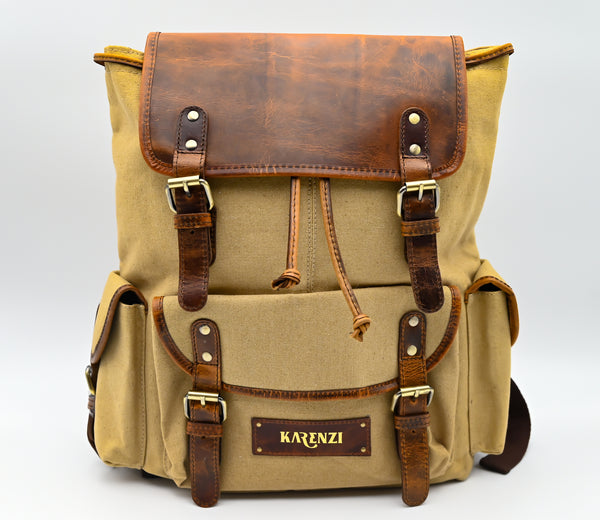 KARENZI EXPEDITION CANVAS BACKPACK