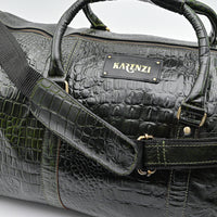 KARENZI VOYAGER LEATHER DUFFEL BAG