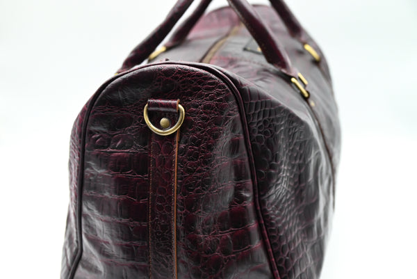 KARENZI VOYAGER LEATHER DUFFEL BAG