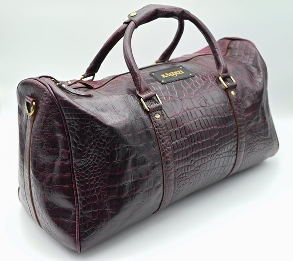 KARENZI VOYAGER LEATHER DUFFEL BAG