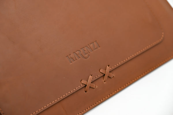 KARENZI VAULT - Premium Genuine Leather Pouch | Luxury Travel Organizer