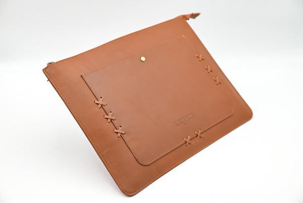 KARENZI VAULT - Premium Genuine Leather Pouch | Luxury Travel Organizer