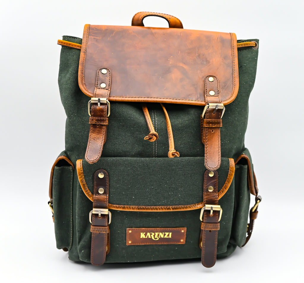 KARENZI EXPEDITION CANVAS BACKPACK